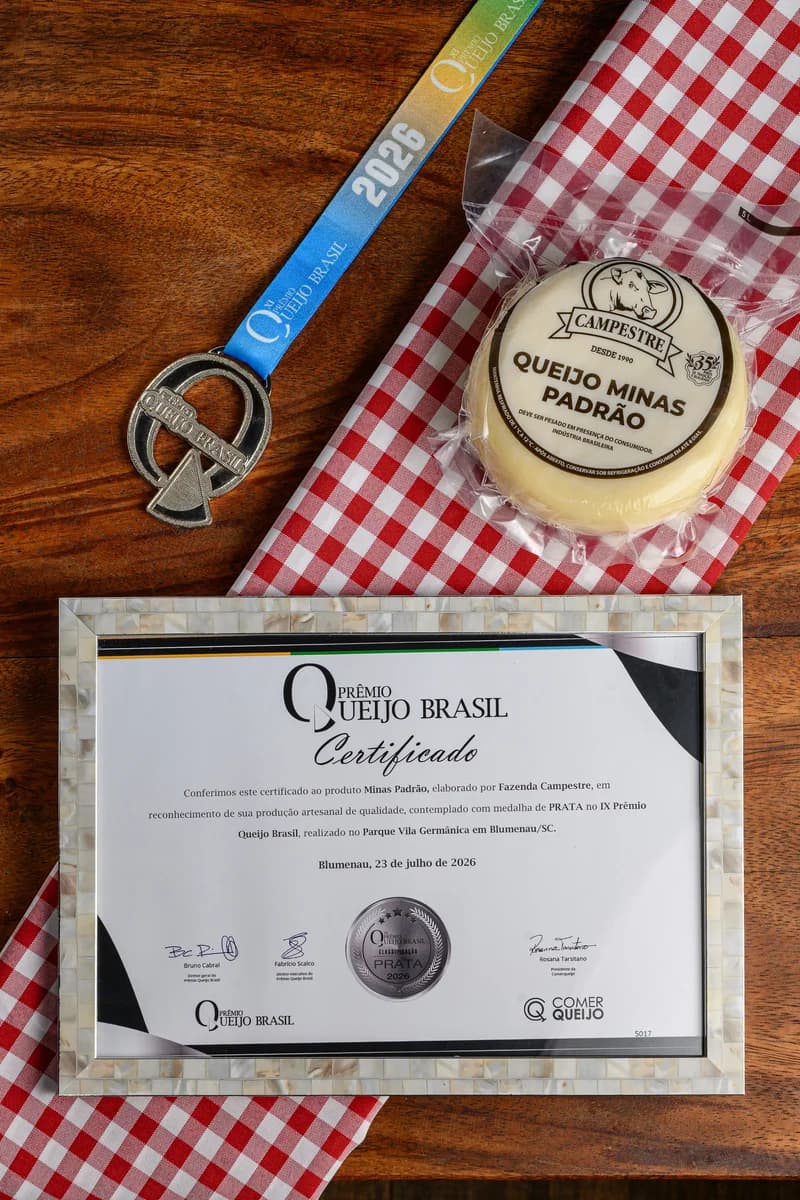 Queijo Minas Padrão Fazenda Campestre 500g - Imagem 1