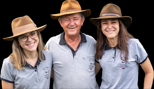 Família e produtores da Fazenda Campestre