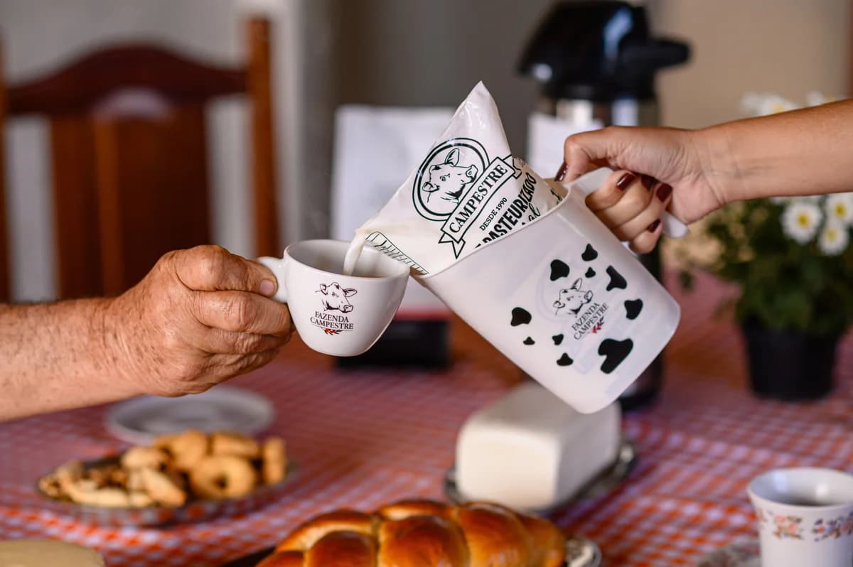 Leite Pasteurizado Integral Fazenda Campestre 1L - Imagem 2