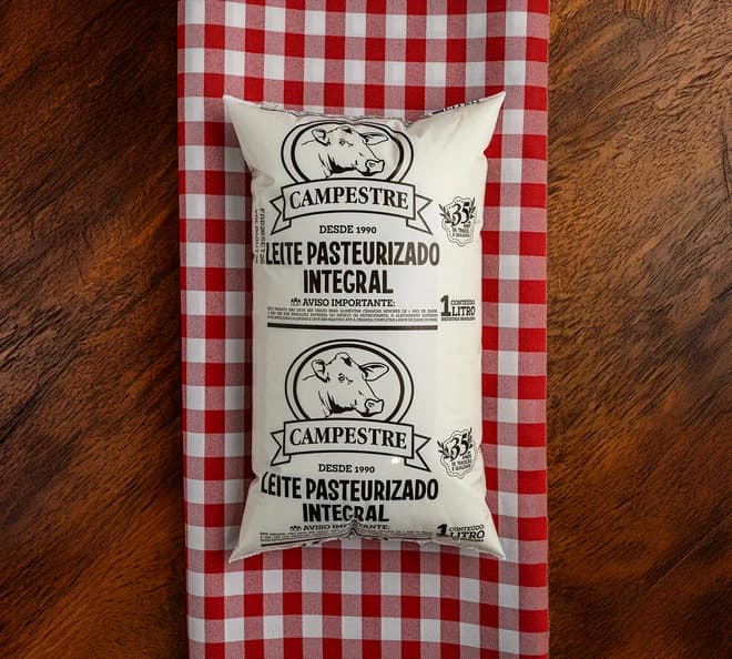 Leite Pasteurizado Integral Fazenda Campestre 1L
