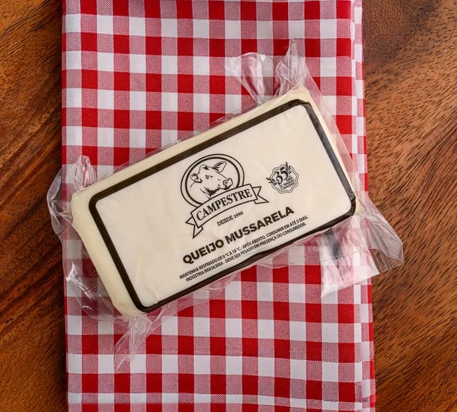 Queijo Mussarela Fazenda Campestre 500g